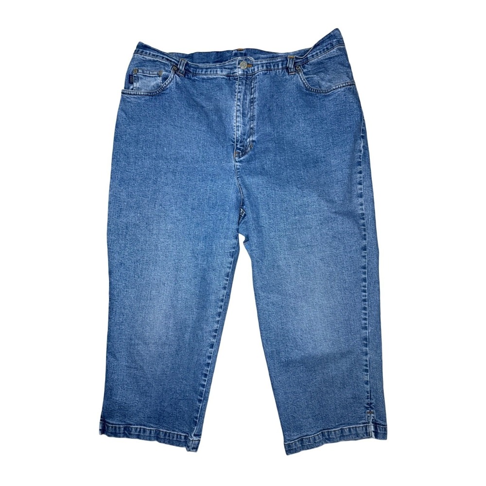 Ralph Lauren Capri Jeans Stretch Womens 14W Blue Medium Wash